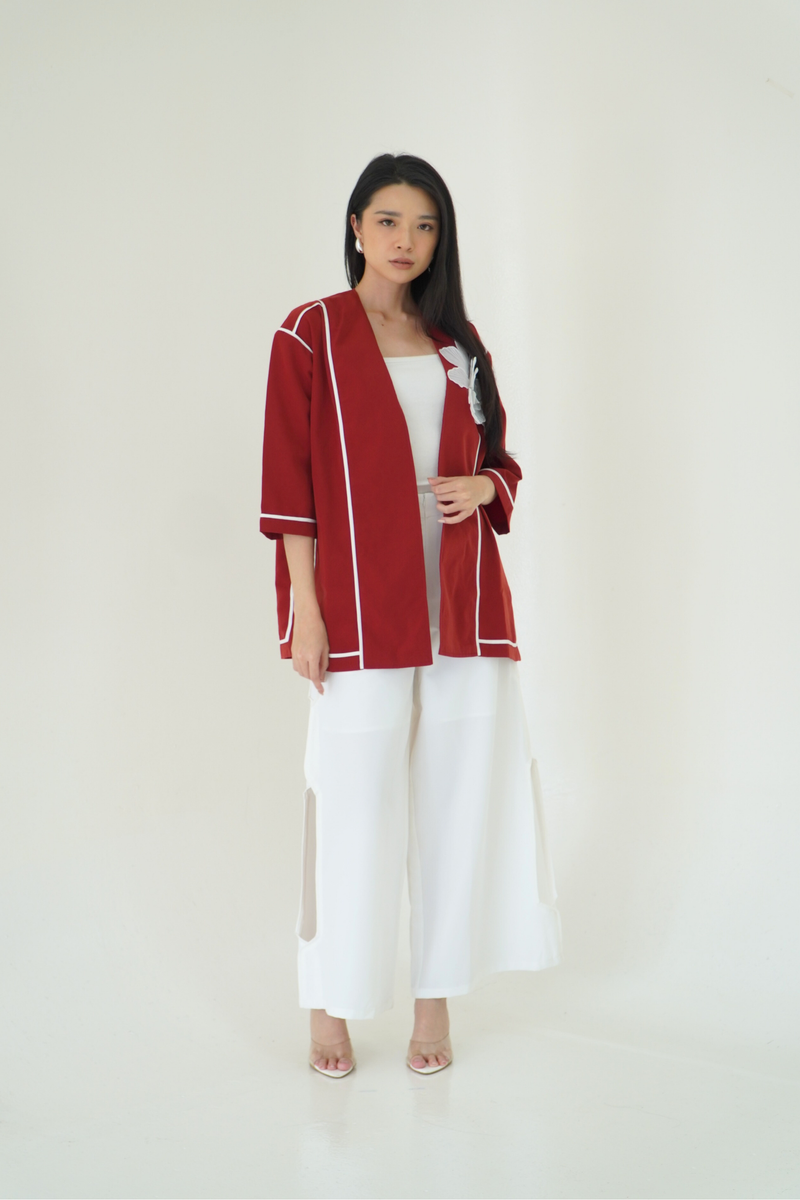Liliana Outer Maroon
