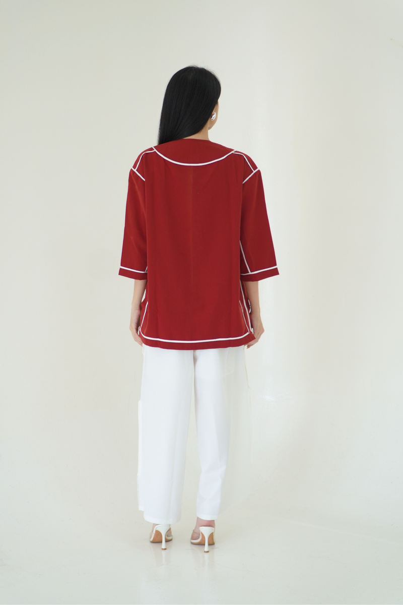 Liliana Outer Maroon