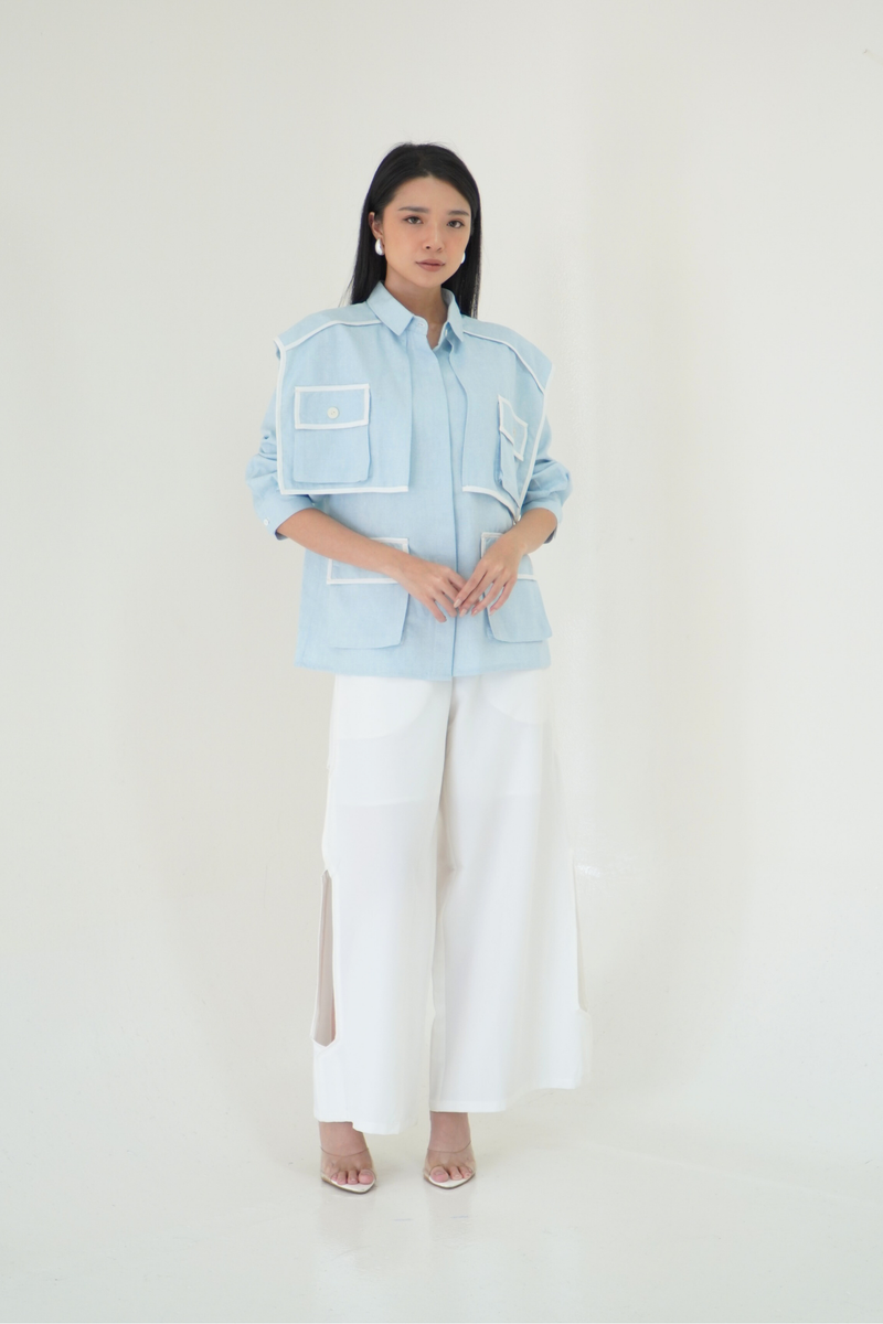 Natalia Top Light Blue