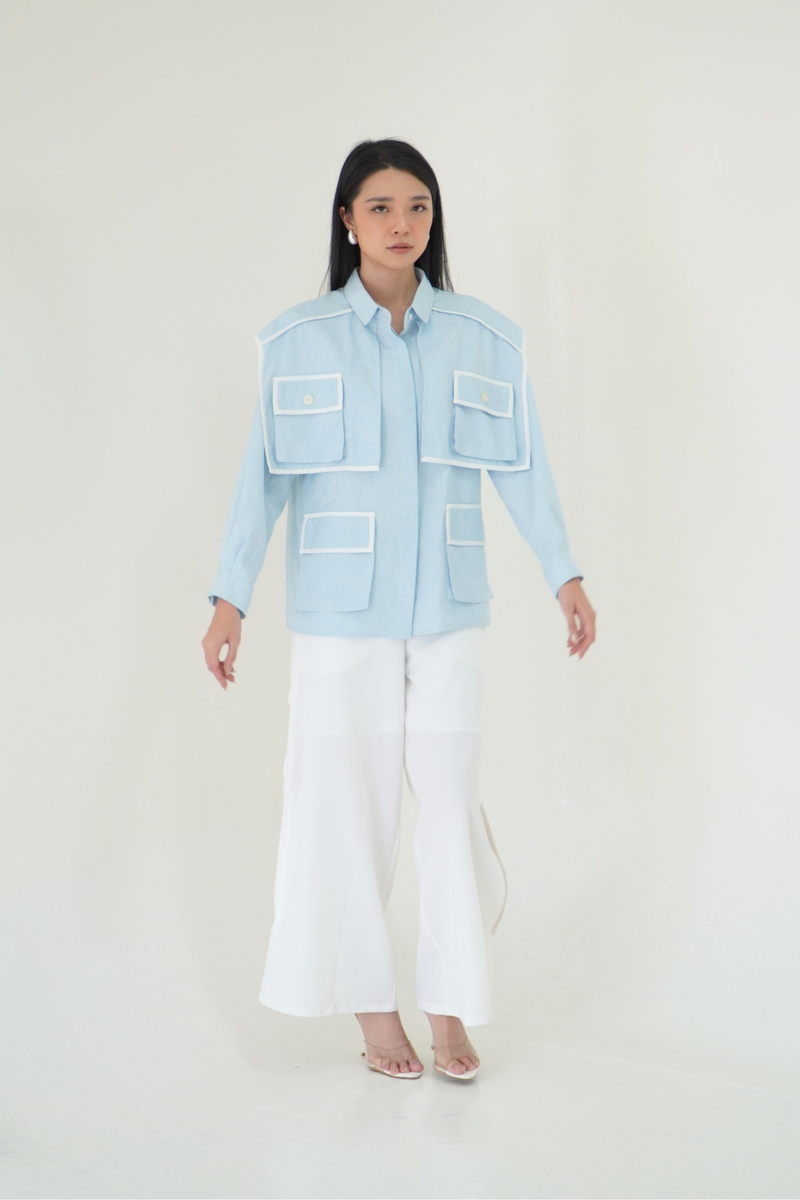 Natalia Top Light Blue