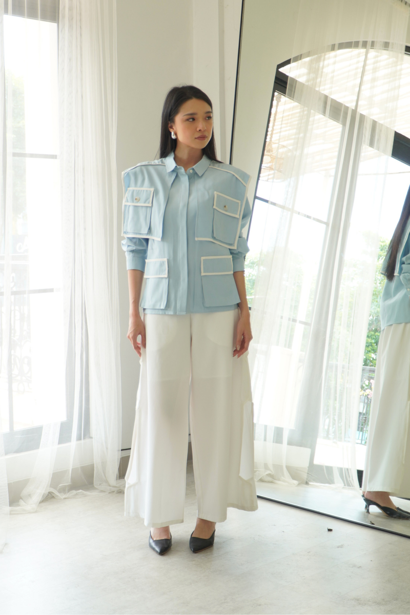 Natalia Top Light Blue