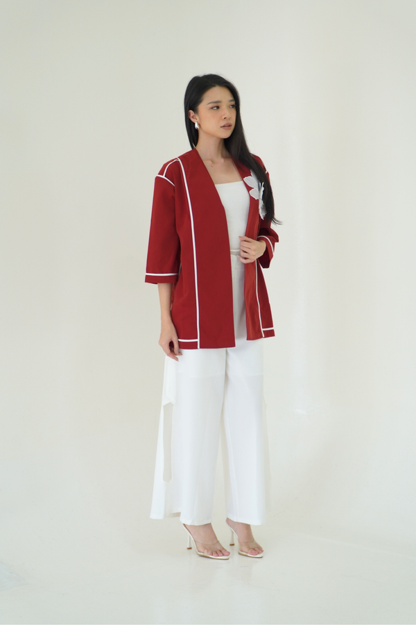 Liliana Outer Maroon