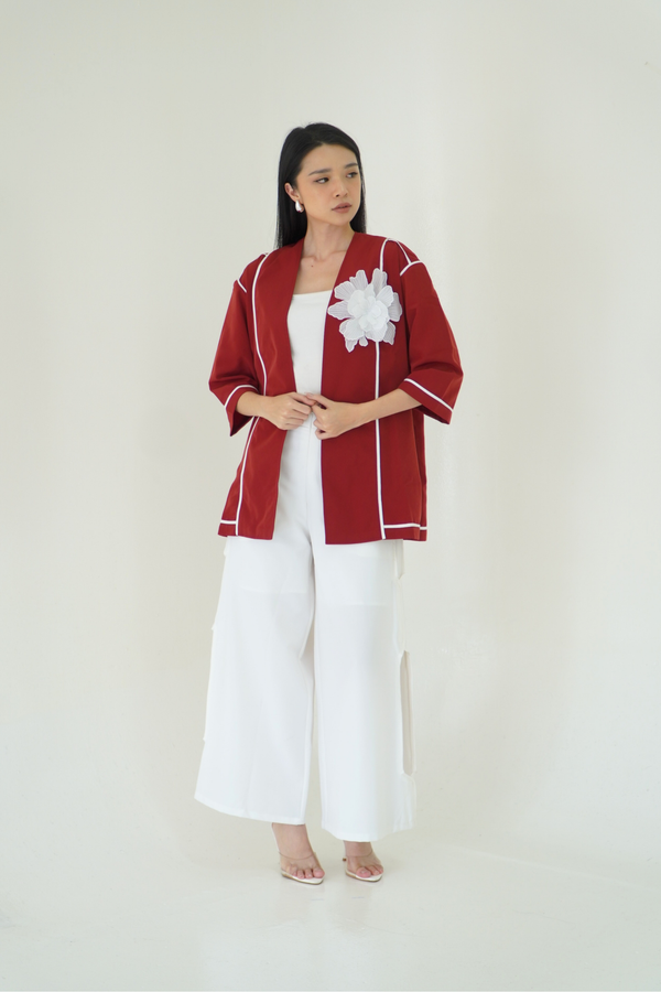 Liliana Outer Maroon